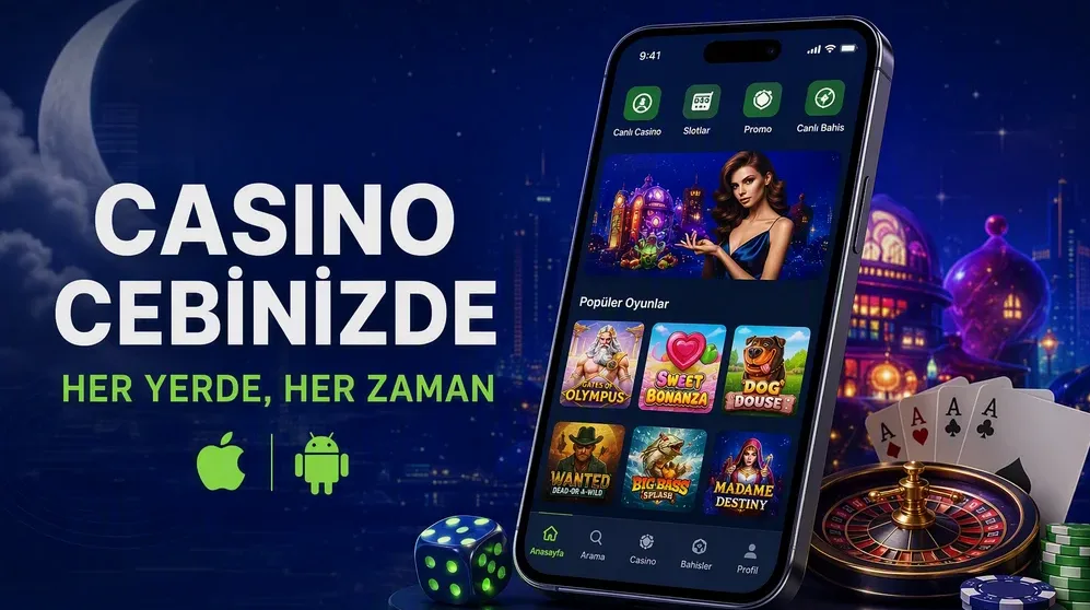 Akıllı telefon ekranında BetGaranti uygulaması arayüzü