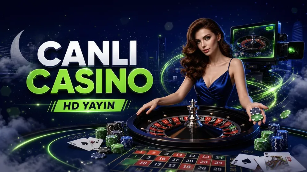 Canlı rulet masası krupiye HD yayın
