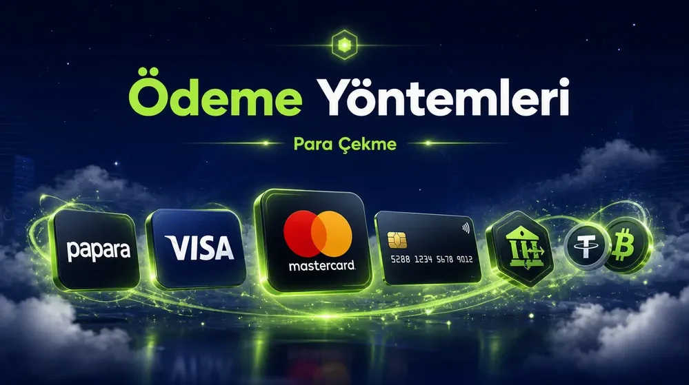 Papara ve banka kartları ödeme ikonları